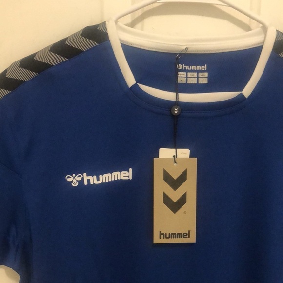 Hummel NEW Womens Workout Cycling Soccer Short Sleeve Shirt Size SMALL - Picture 5 of 7